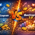 Imagen que refleja título. "Monetizagram VS Monetizagram 3.0"