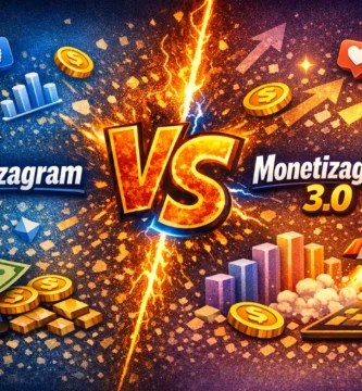 Imagen que refleja título. "Monetizagram VS Monetizagram 3.0"